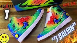 FINALLY A SNKRS “W” JORDAN 1”J BALVIN” UNBOXING & FIRST THOUGHTS!!