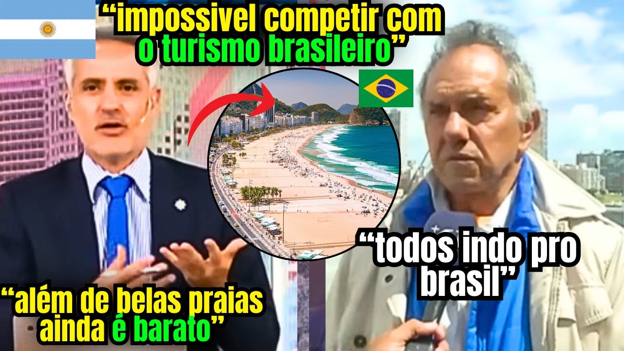 MIDIA ARGENTINA SE ENCANTOU COM AS BELEZAS DO BRASIL E OS PREÇOS MAIS BARATOS