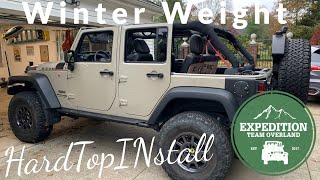 How to Replace a Soft Top with a Hard Top | Jeep Wrangler JKU