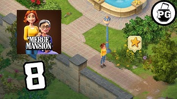 We Continue to Cut Through ! 🏡 Merge Mansion - Gameplay Walkthrough |Part 8|