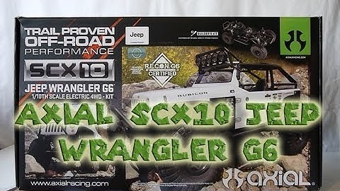 Axial SCX10 Jeep Wrangler G6 Electric 4WD Rock Crawler Kit UK