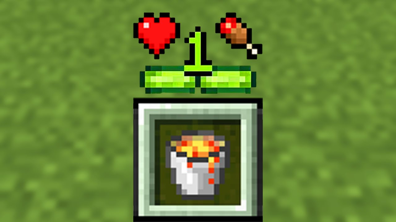 Minecraft but there are Custom Hearts...