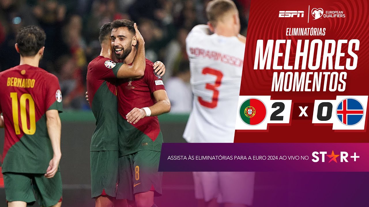 CR7 passa em branco, mas Portugal vence a Islândia e fecha as eliminatórias da Euro com 100%