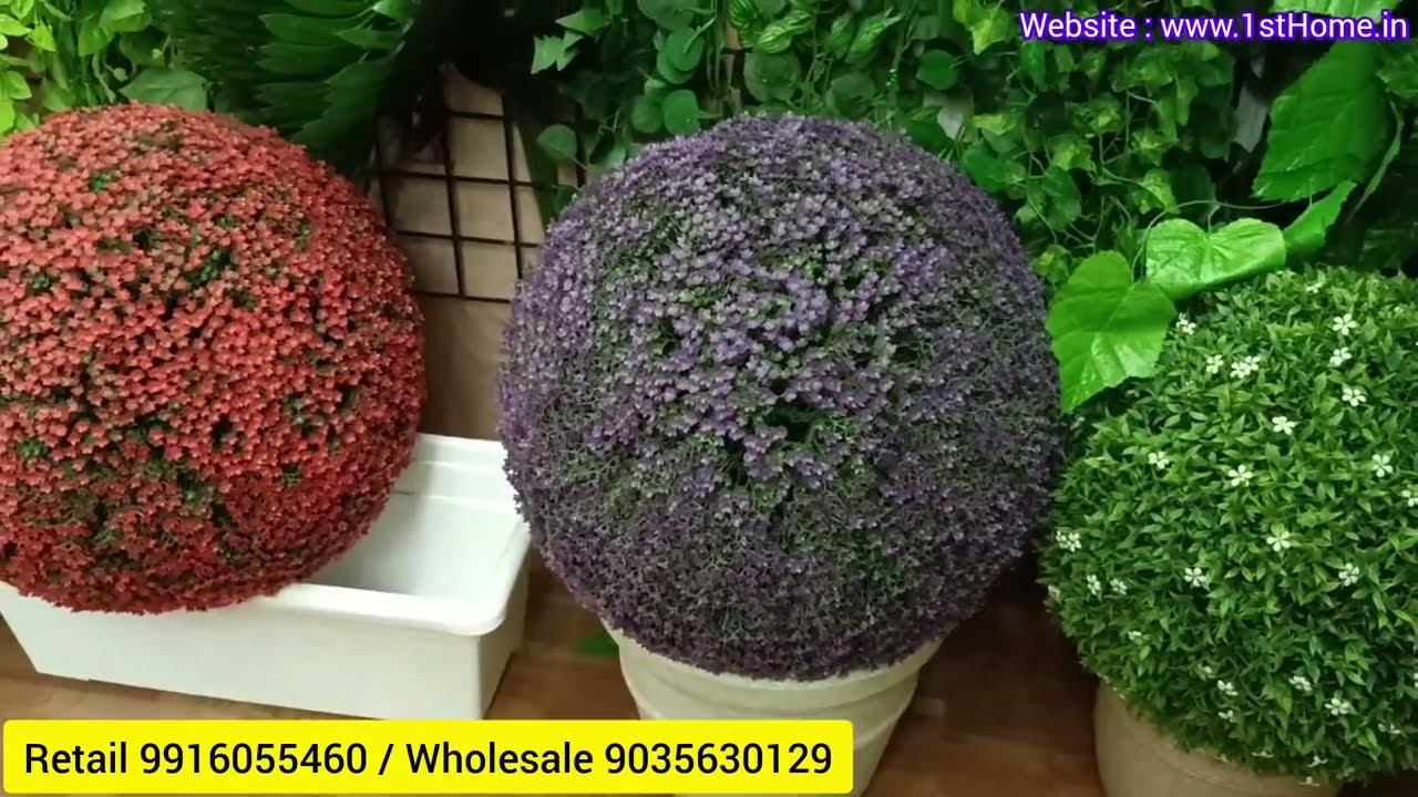 Rs.3/- Onward | Exclusive Artificial Flowers Imported Plants Vertical Garden | Wholesale & Retail