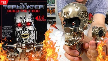 Build The Terminator T-800 Issue  21  - Assemble the Right Shoulder + Fit Skull Cap (Speed Build )