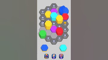 HEXA SORT Lever 23 #games #gameplay #game #hexagon #hexasort