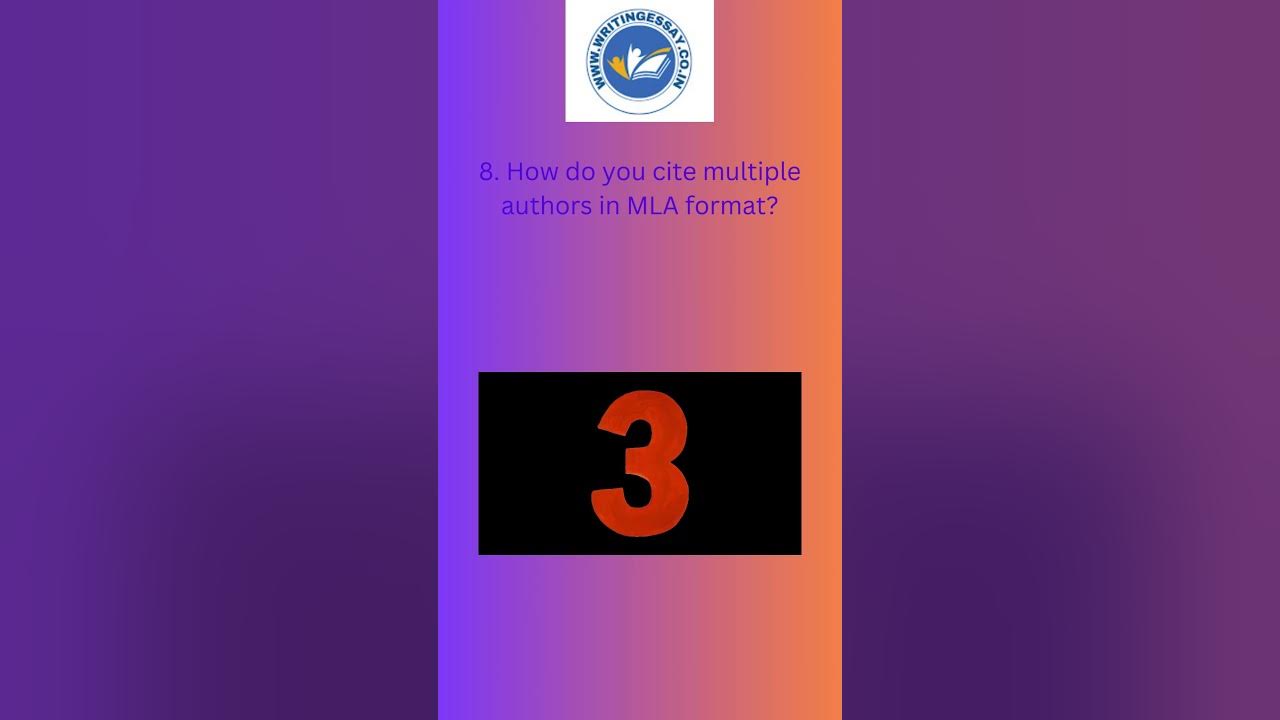 How Do You Cite Multiple Authors In MLA Format writingessay ytshorts how-do-you-cite-multiple-authors-in-mla-format-writingessay-ytshorts
