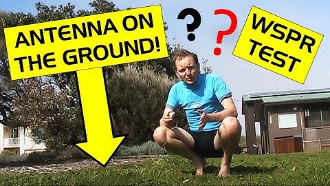 WSPR with a wire antenna on the ground