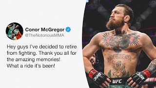 Conor McGregor RETIRES from the UFC