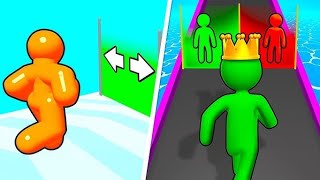 looking good satisfied giant rush vs tall man run Walkthough Android ios gameplay adventure