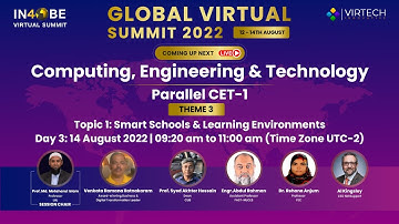 Parallel Sessions Theme 3 Topic 1: Smart Schools and Learning Environment