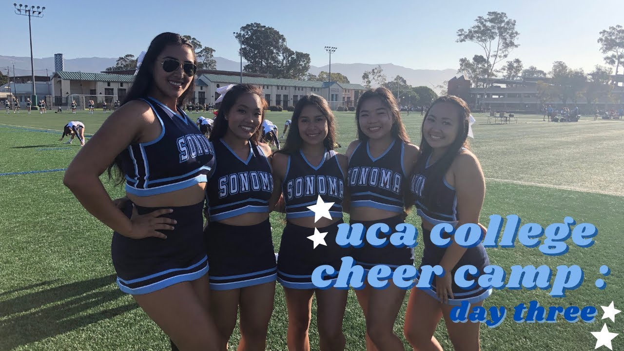 UCA COLLEGE CHEER CAMP 2019 DAY 3 VLOG YouTube