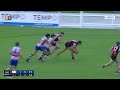 Round 8 Hostplus SANFL Snapshot - West's Jesse Thackeray scoops and dribbles through