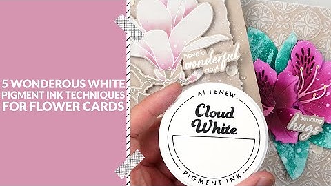 5 Transformative Techniques for Using White Pigment Ink on Cards | Perfect Pairings with Jaycee