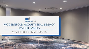 How-To Operate a Modernfold Acousti-Seal Legacy Paired Panel Movable Wall System