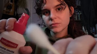 lofi asmr you fell and hurt your head (soft spoken, personal attention)