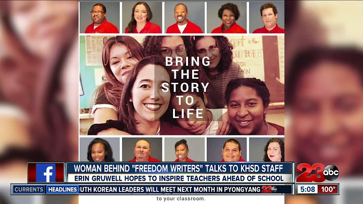 Erin Gruwell "The Freedom Writers Diary" author in...