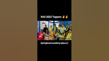 RAS Result 2023 | RAS Toppers springboard academy jaipur 🎉🎉 #springboard #ytshorts #motivation