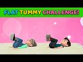 FLAT TUMMY CHALLENGE! SIMPLE WORKOUT FOR CHILDREN