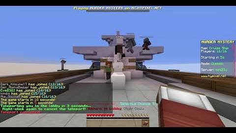 Hypixel, Trying out there new game "Hide & Seek" for the first time.