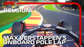 Max Verstappen's Pole Lap | 2023 Belgian Grand Prix | Pirelli