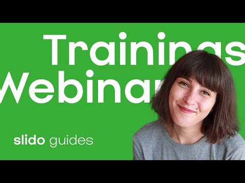 Using Slido at Your Training, Workshop or Webinar: The Ultimate Guide