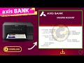 AXIS BANK PASSBOOK PRINT SOFTWARE|BANK PASSBOOK PRINTING MACHINE|AXIS BANK CSP PASSBOOK | CSP UNLOCK