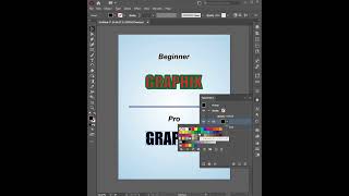 Illustrator: Beginner vs PRO 🎨 | Graphic Design Tips #shorts #adobeillustrator #graphicdesign