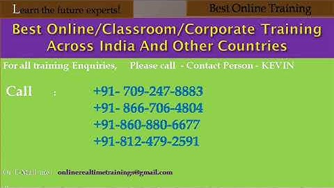 best WAP (Wireless Application Protocol) Online Training in Chennai India.