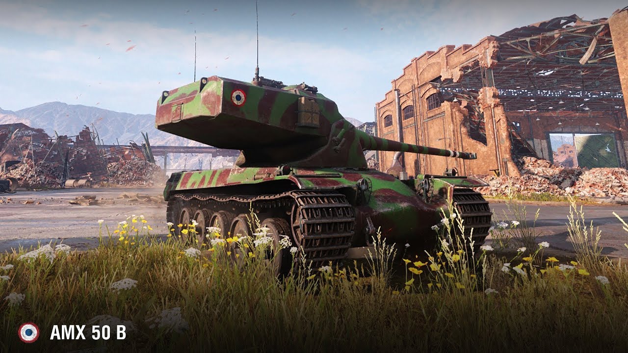 как играть в 21 AMX 50 B | 11642 урона на карте Промзона