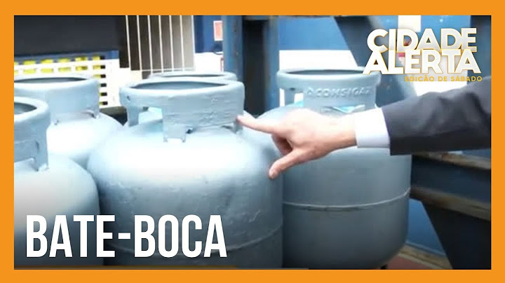 Dono de revenda de botijões de gás se revolta contra fiscalização e causa confusão