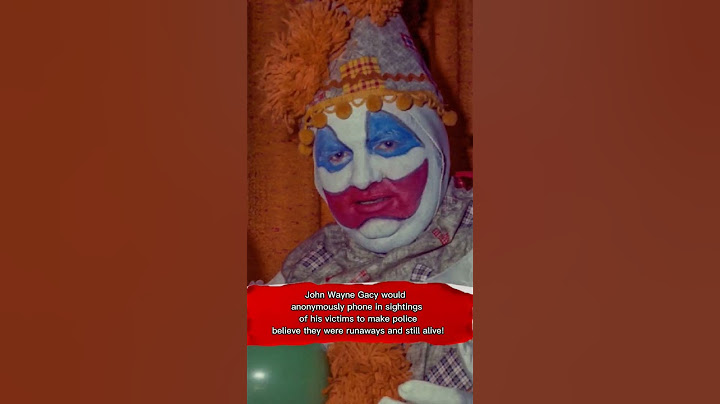 John Wayne Gacy: Clever Clown 😔 #shorts