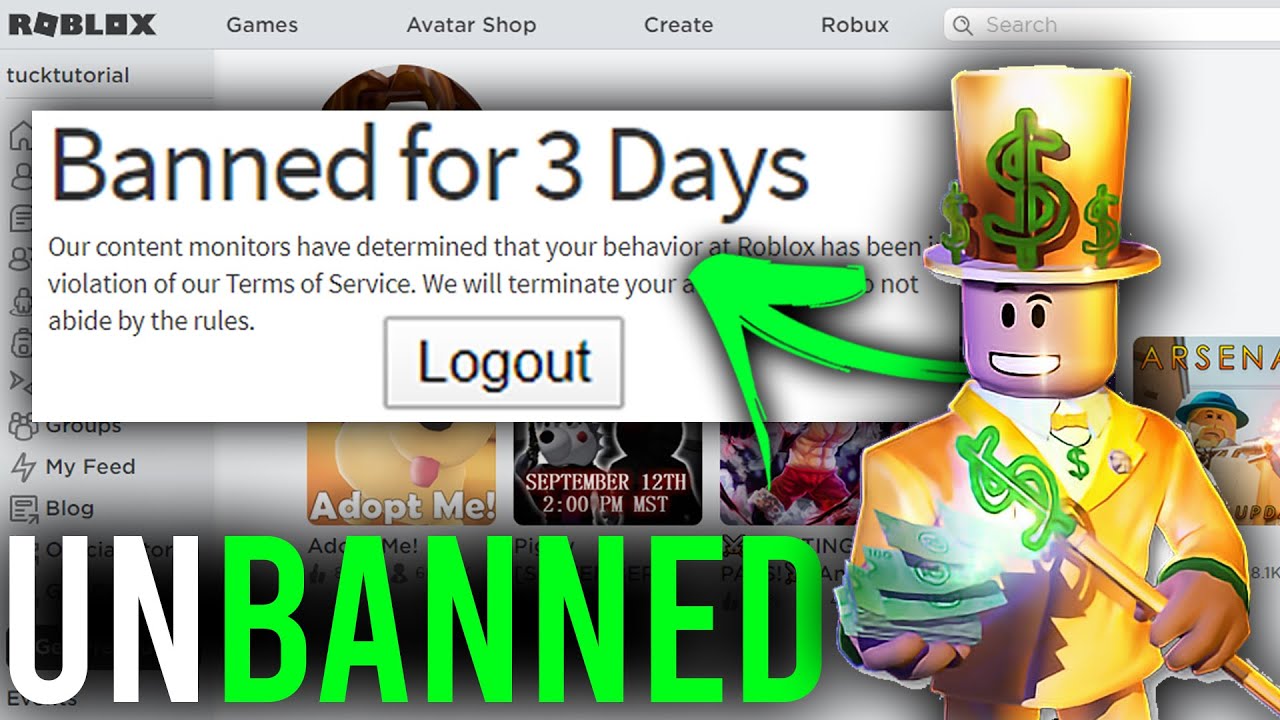 How to Remove Ban on Roblox - TodoRoblox