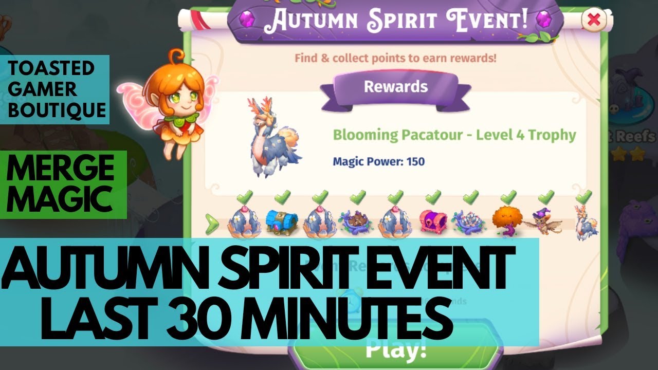 Merge Magic Autumn Spirit Event • Last 30 Minutes ☆☆☆