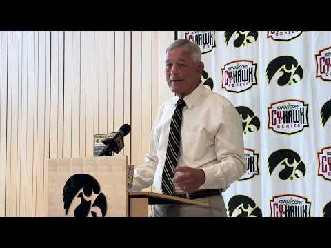 Kirk Ferentz on Iowa football’s options at punt returner