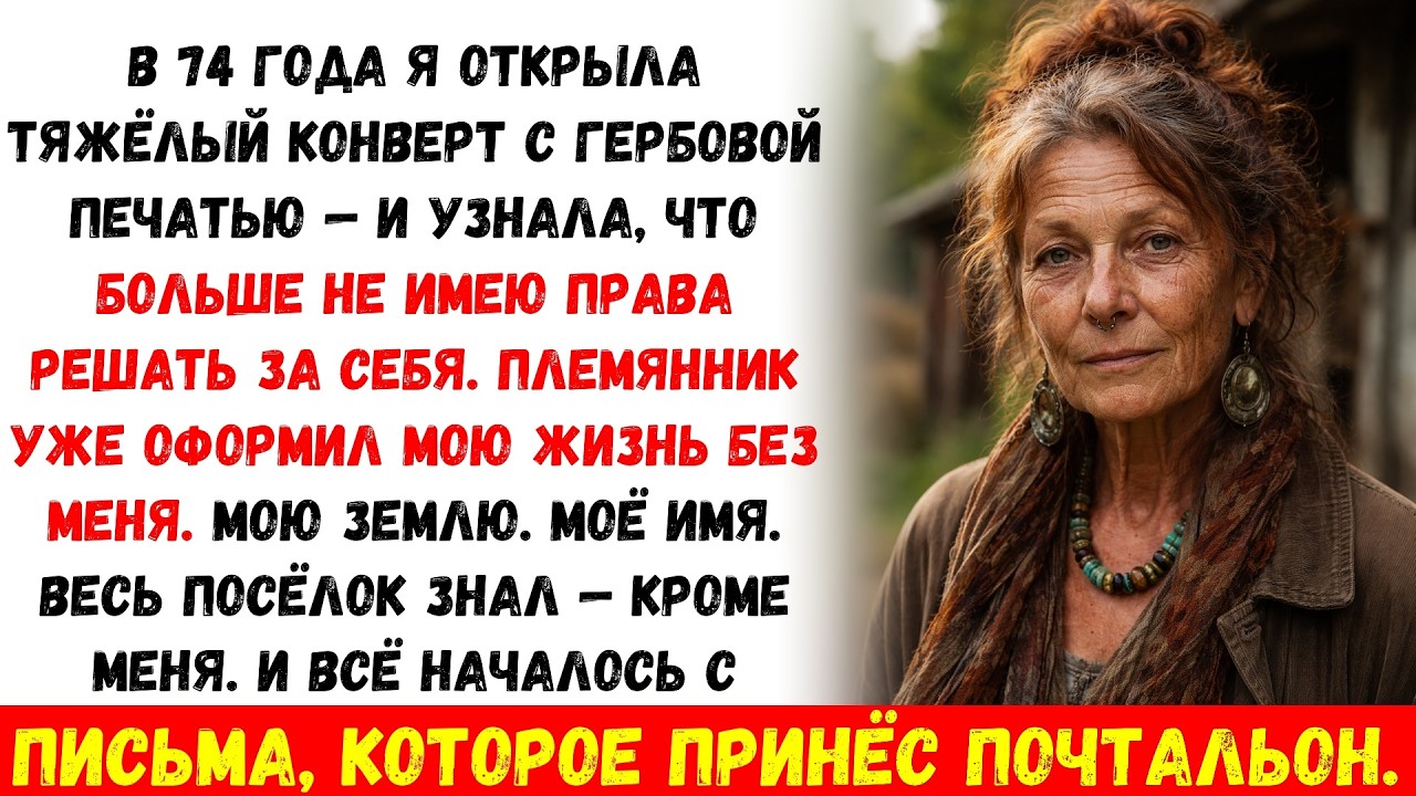 В 74 года я получила письмо, которое отняло у меня имя