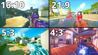 Which ASPECT RATIO and FOV is The Best in Rainbow Six Siege