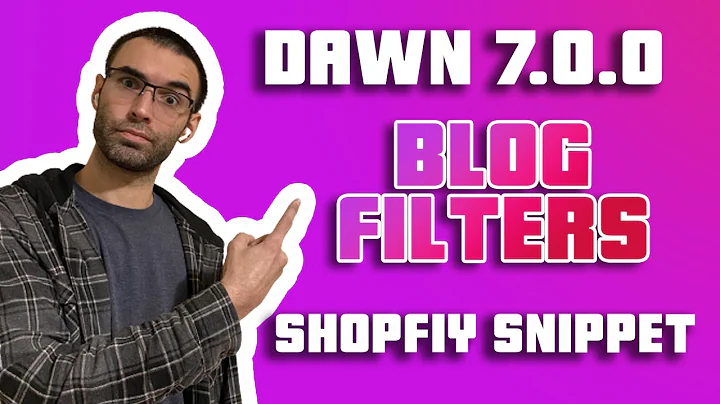 Enhance Your Shopify Blog with Customized Filters