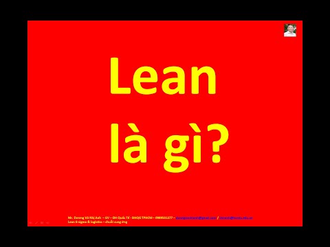 Video: Từ viết tắt của Lean là gì?