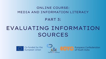 Evaluating information sources