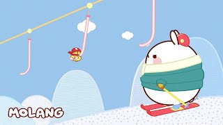 Skiing | Molang 🐰🐥 Cry Babies and Friends in English | Animation and Cartoons