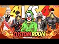 Free Fire live🔴 Custom Room 4v4👽 / 6v6😈 | Clutch + Headshot Only 🔥#freefirelive #freefirefun