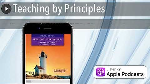 Teaching by Principles