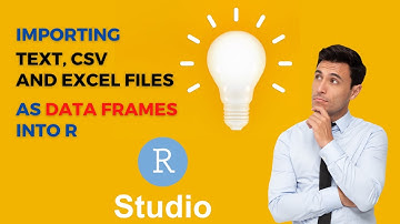 Importing text, csv and excel files as data frames into R