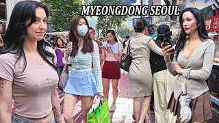[4K SEOUL SHOPPING STREETS] 한국 서울에 최고의 쇼핑거리인 명동을 함께 걸어주세요#MYEONGDONG# SEOUL#KOREA