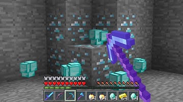 Minecraft UHC but ores drop STACKS of ORE BLOCKS...