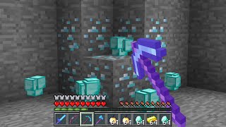 Minecraft UHC but ores drop STACKS of ORE BLOCKS...