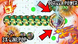 BLOB|3x LINEPOP🔥ATOMIC POP🔥TRICKSPLIT🔥90°LINE🔥90°POP(agar.io)#BPRC