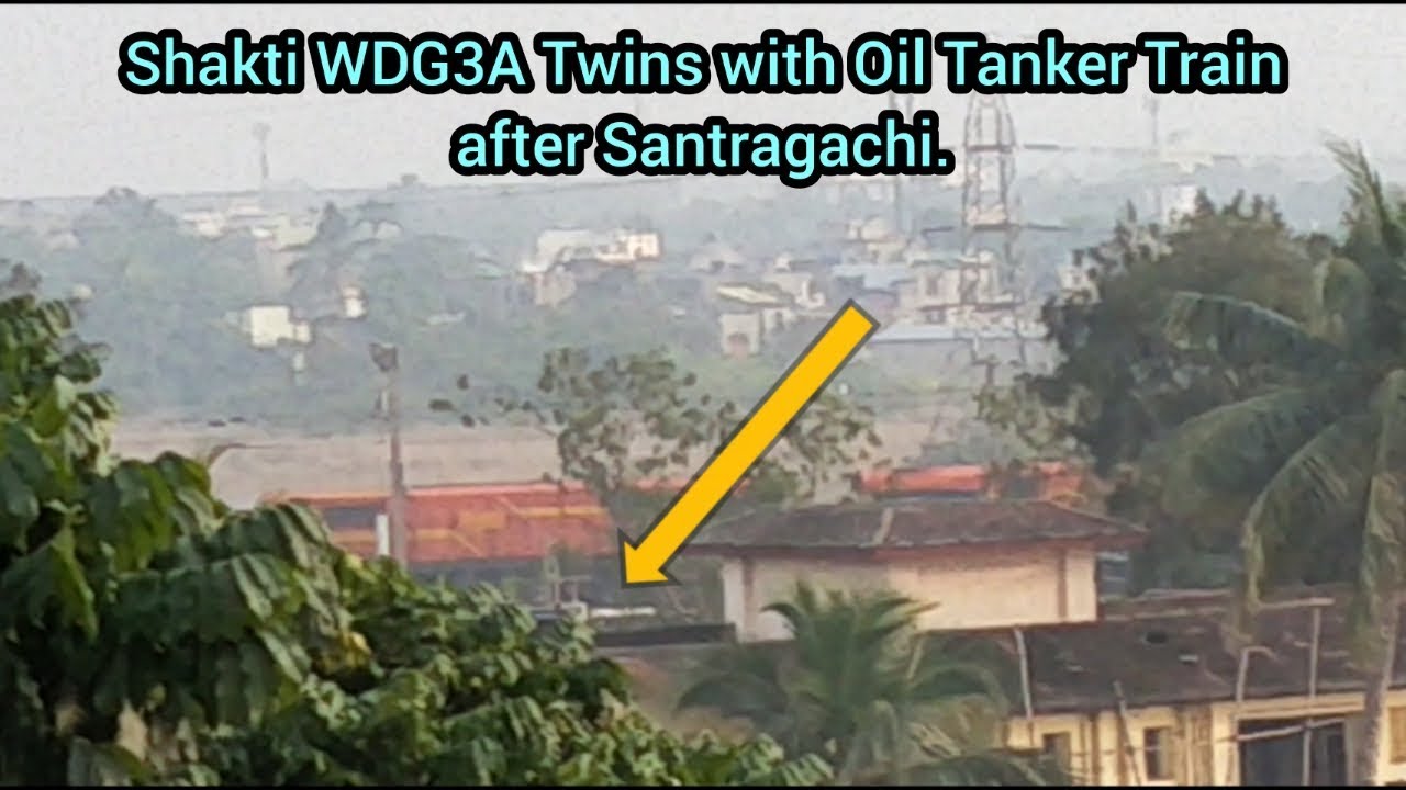 Btpn Rake Shakti WDG3A Twins with BTPN rake coming from Santragachi Railway ...