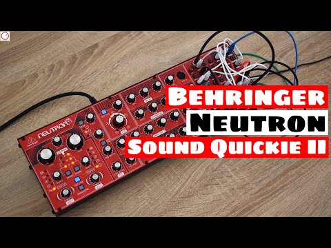 Behringer Neutron Semi-Modular Analog Synthesizer Sound Quickie II | SYNTH ANATOMY